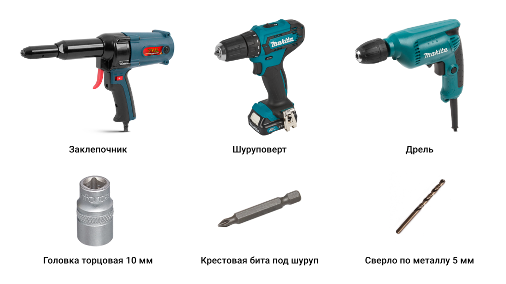 Необходимые инструменты: