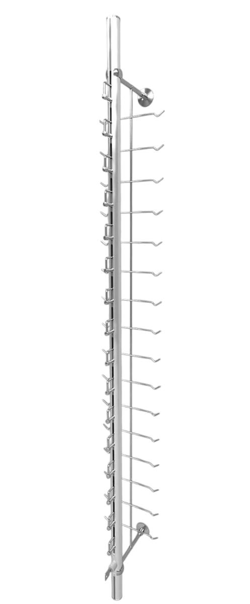 Стойка для очков 16шт (1элемент) с замком, H=1360мм