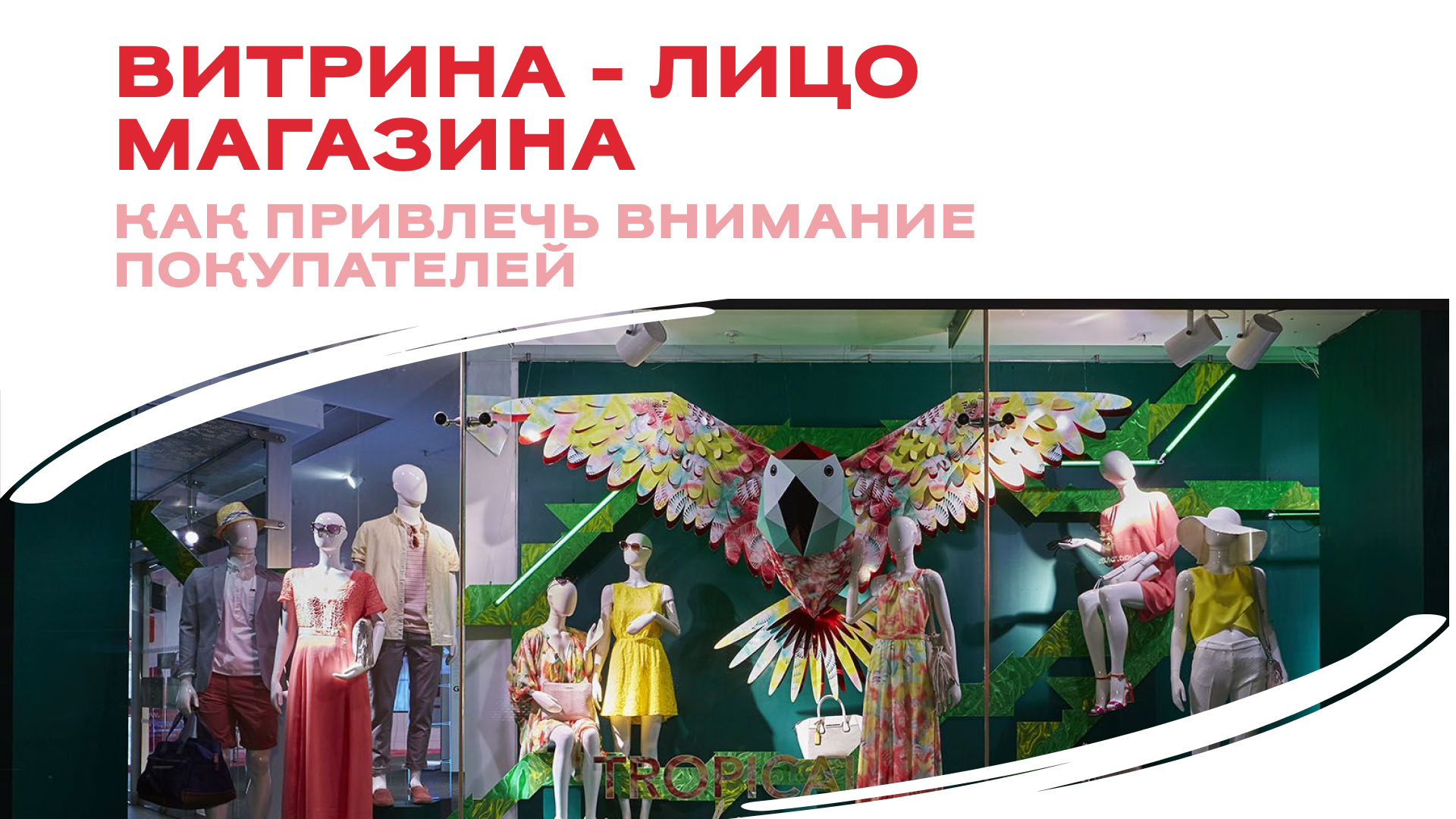 Витрина - лицо магазина. Как привлечь внимание покупателей