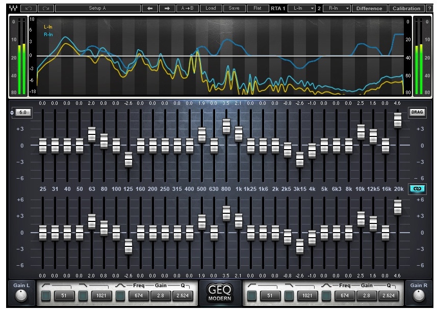 Начинаем двигать фейдеры
