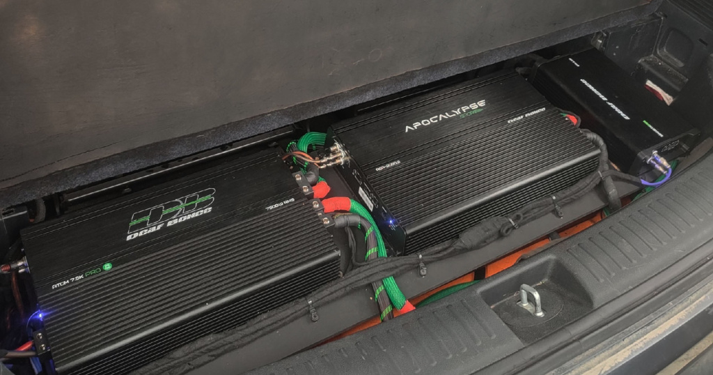 Установка аудиосистемы