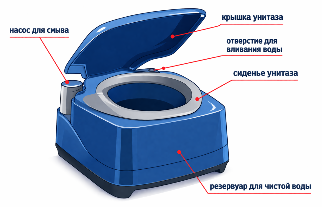 Устройство и принцип работы биотуалета