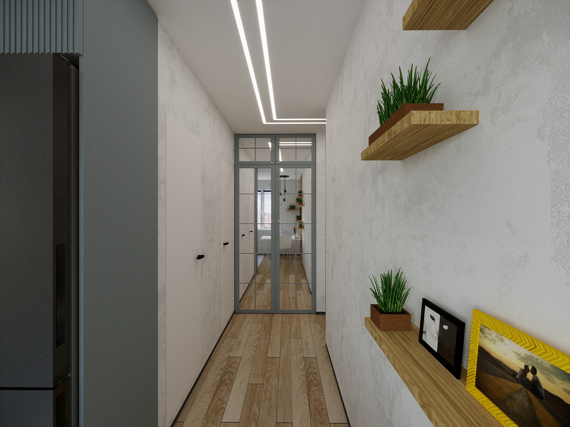 Дизайн интерьера двухкомнатной квартиры