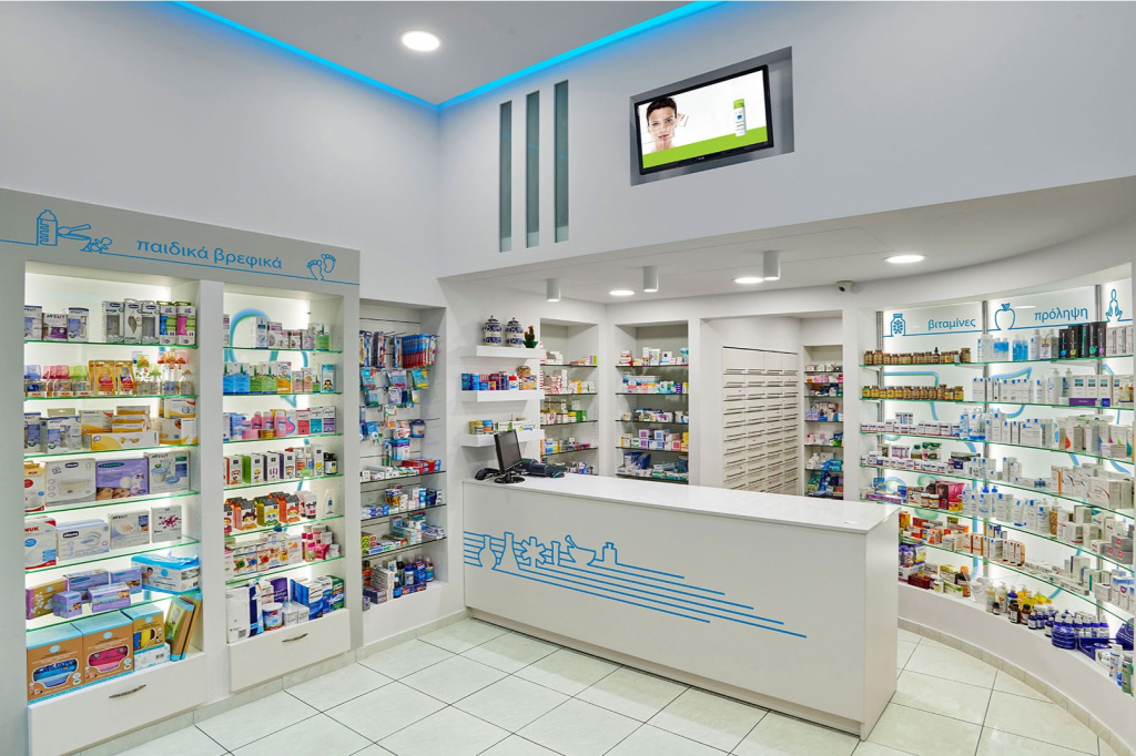 Аптечные витрины