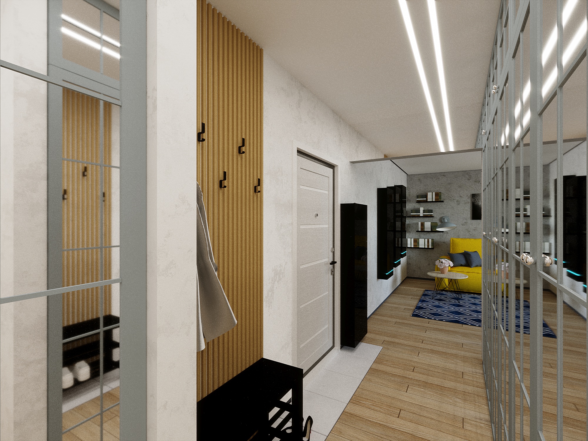 Дизайн и ремонт двухкомнатной квартиры в доме серии п ✅ СК Строй Теремок