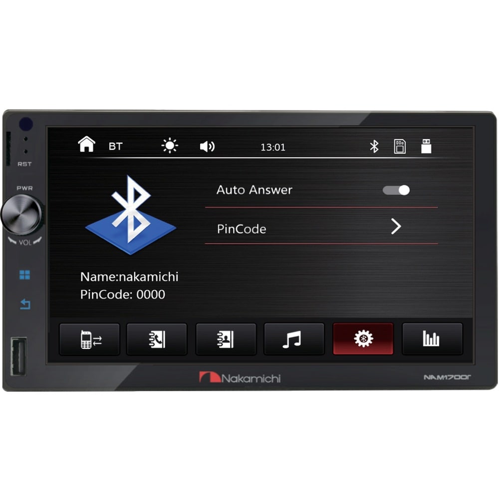 Nakamichi NAM1700R USB, AUX, Bluetooth, пульт – купить по комфортным ценам  в студии автозвука | Lokos-Audio